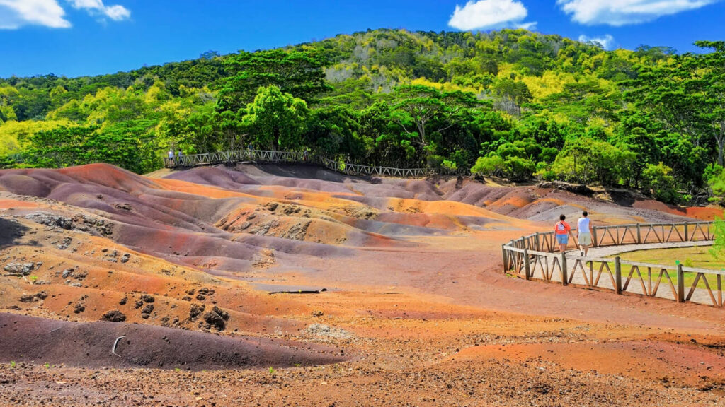 Tourism in Mauritius- Chamarel Coloured Earth