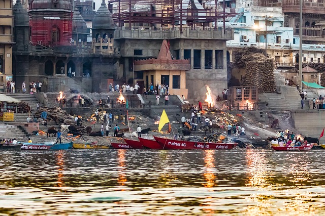 Manikarnika ghat in Varanasi