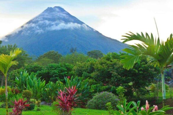 Costa Rica, La Fortuna garden