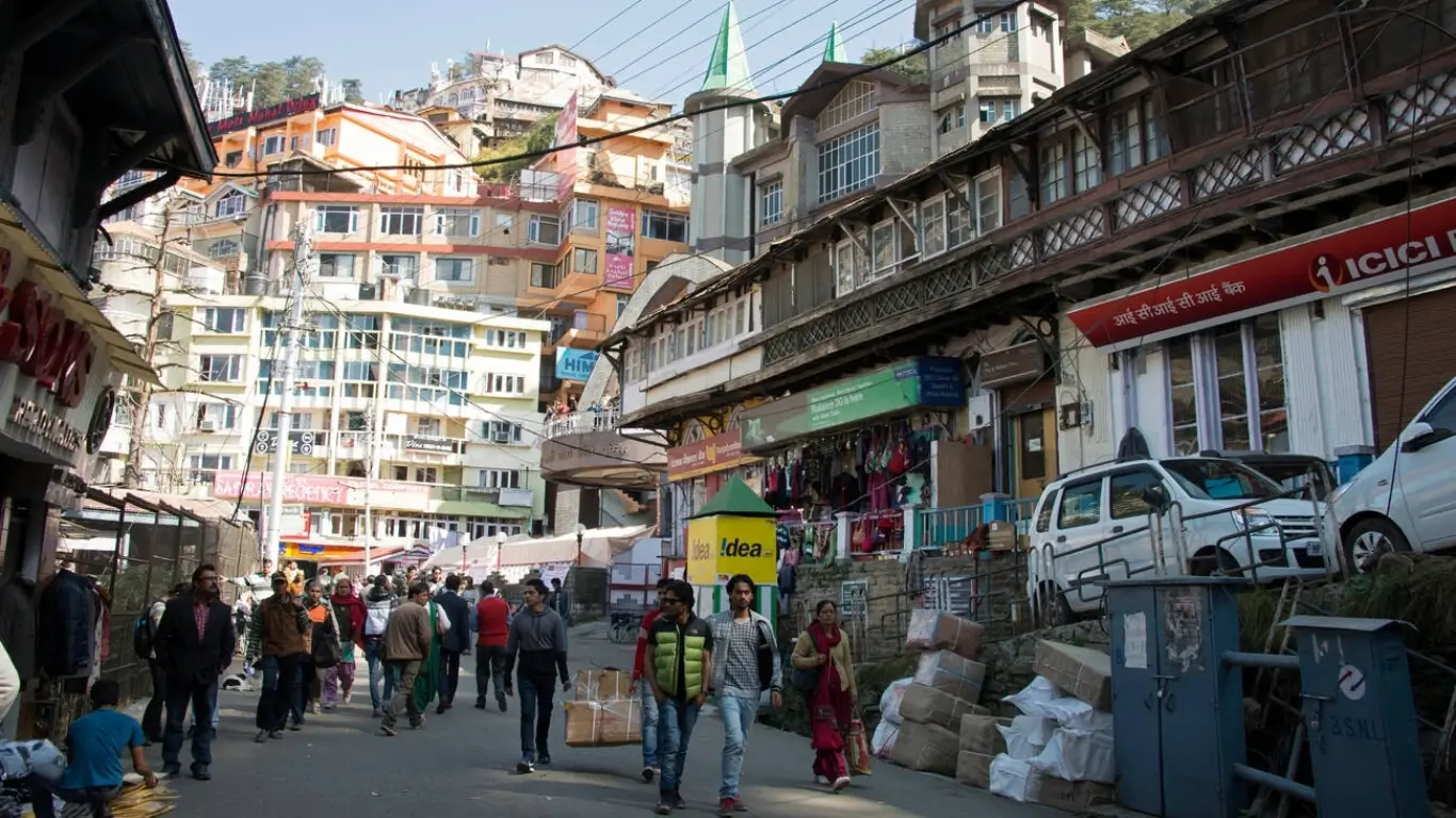 Mall Road Shimla